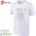 Devo Beautiful World astronaut helmet 1981 all rights reserved shirt