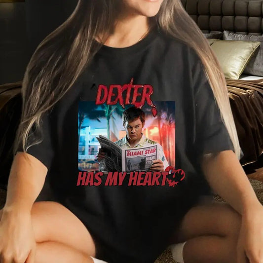 Dexter inspired tv show T-Shirt - Miami florida, iconic show, serial, true crime lovers, dexter morgan shirt y2k Menswear Streetwear Crewneck