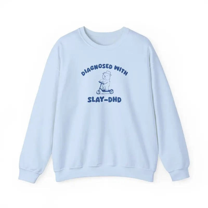 Diagnosed With Slay-DHD - Unisex Cotton Hoodie
