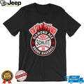 Diamond Ace Schlitt 31 Bronx Baseball Flaming Cards Shirt