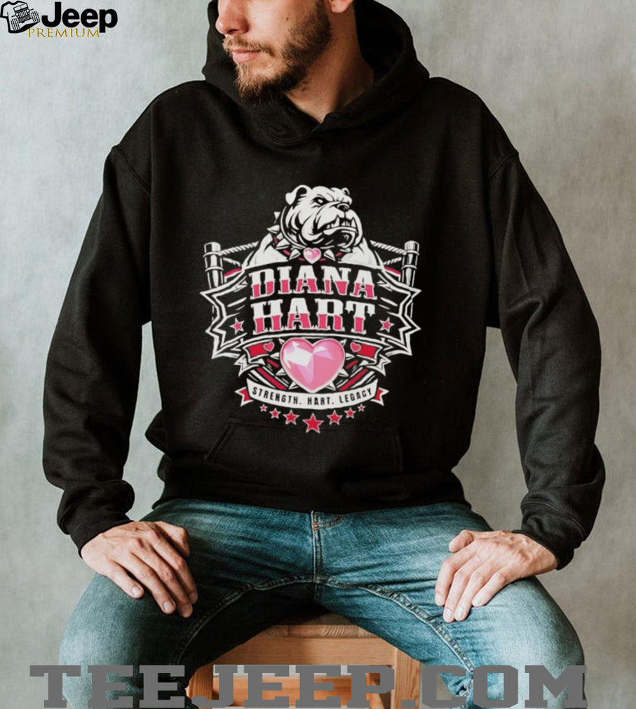 Diana Hart Strength Legacy British Bulldog Wrestling T Shirt