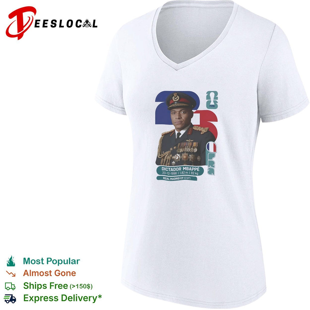 Dictador Mbappe Real Madrid FIFA card military uniform shirt