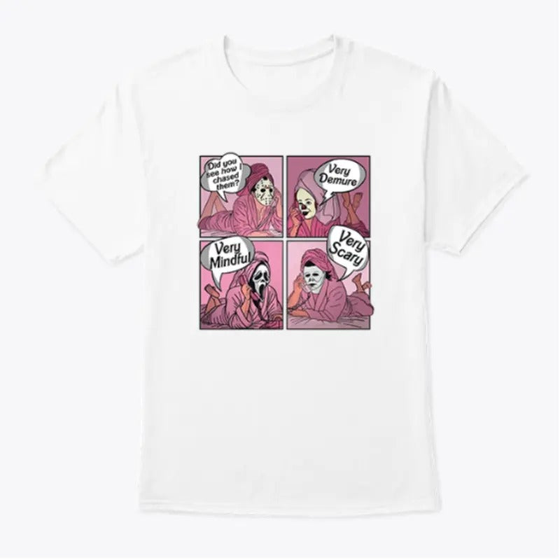 Did You See How I Chased Them Very Demure Very Mindful Very Scary Shirt, Halloween Gift, Halloween Tshirt, Gift for him, Gift for her, UNISEX Tshirt