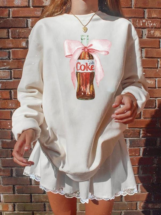 Diet Coke Coquette Bows Shirt, Coke Lover Sweatshirt, Pink Bow Shirt, Die Soda Bow TShirt, Pink Bow Coke Shirt, Sarcastic Sweatshirt