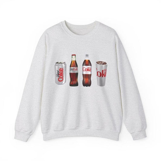 Diet Coke Sweatshirt Classic Cotton Menswear Embroidered T-Shirts, Hoodie | WearSparks.com