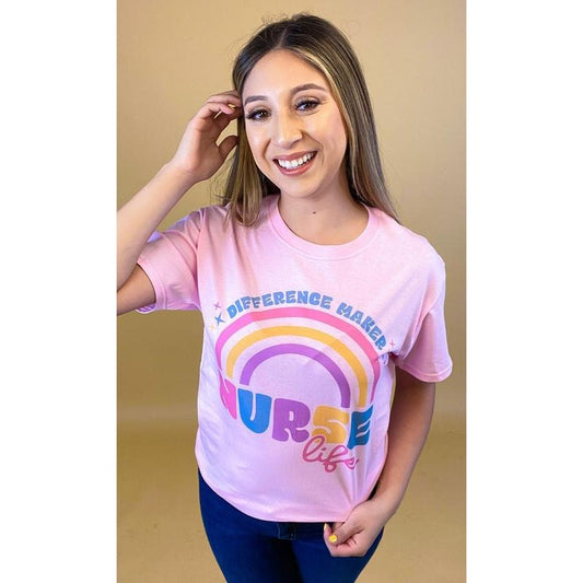 Difference Maker Nurse Life T-Shirt