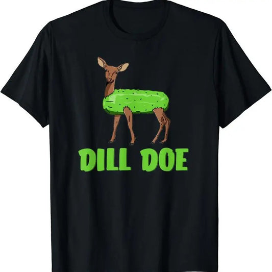 Dill Doe Funny Adult Humor Funny Nature Deer T-Shirt Creative, Perfect Gift for Family, Menswear Top