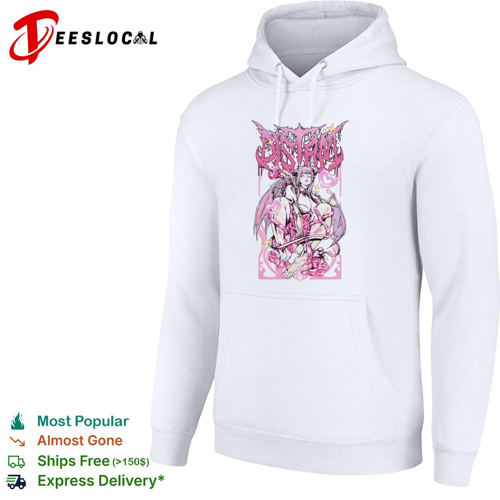 Distant demon girl gothic anime poster shirt