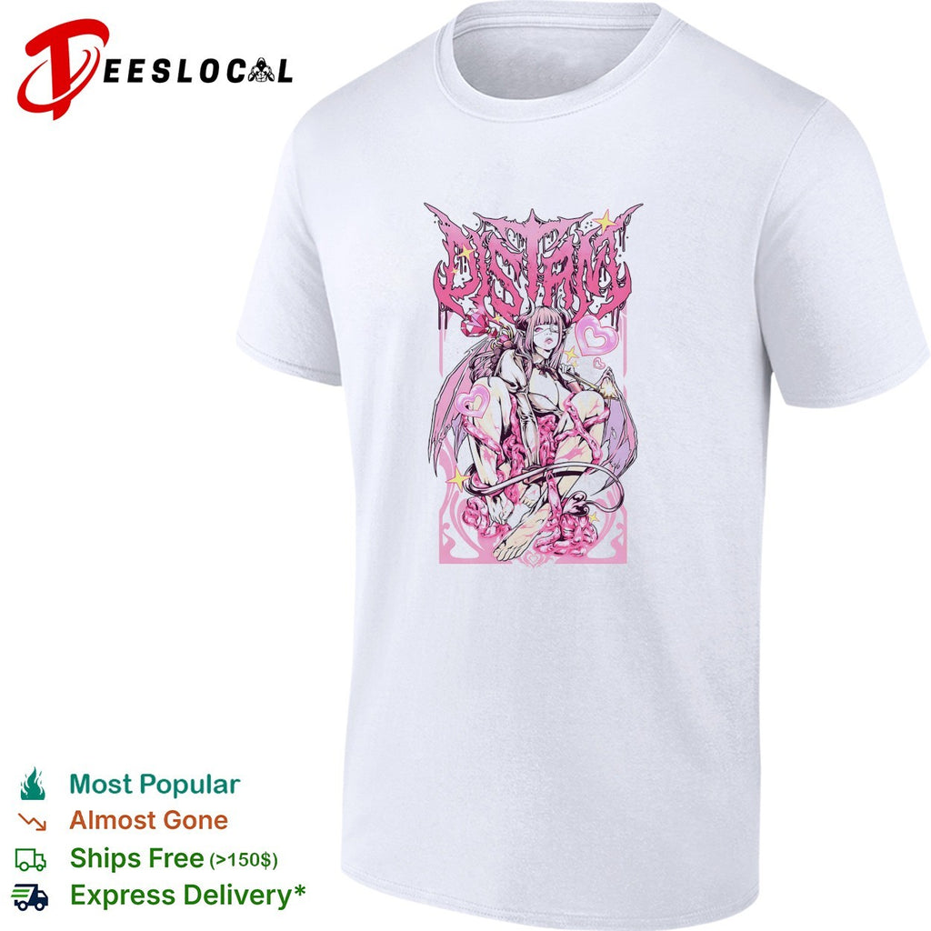 Distant demon girl gothic anime poster shirt