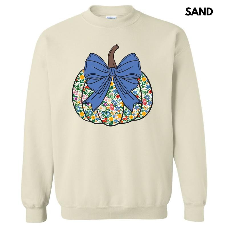 Ditsy Floral Pumpkin Sweatshirt 'NLB' T-Shirts, Hoodie | WearSparks.com
