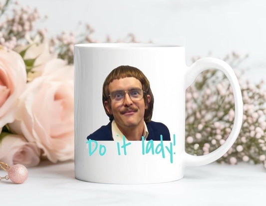 Do It Lady Viral TikTok Mug, Chit Quote Coffee Cup, Funny Motivation Gift for Friends or Coworkers