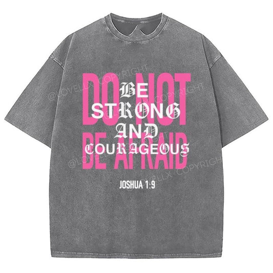 Do Not Be Afraid Washed T-Shirt, Christian Jesus  t shirts, Vintage 90s Graphic Tee Gift Cotton Top, Mineral color...