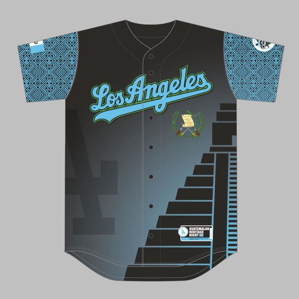 Dodgers Guatemalan Heritage Night Jersey 2025 Giveaway - Grishko.com T-Shirts, Hoodie, Sweatshirt | WearSparks.com (Image 1)