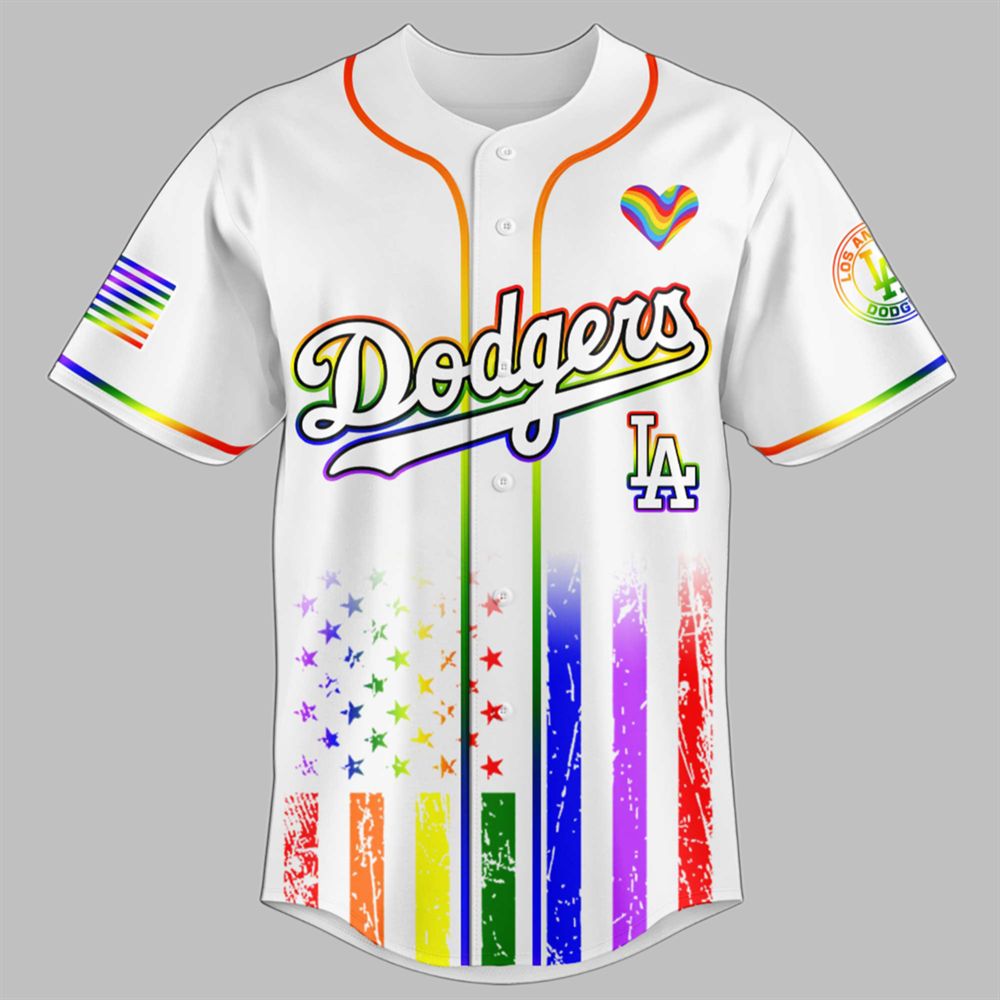Dodgers Happy Pride Month Jersey 2025 - Grishko.com T-Shirts, Hoodie, Sweatshirt | WearSparks.com (Image 4)