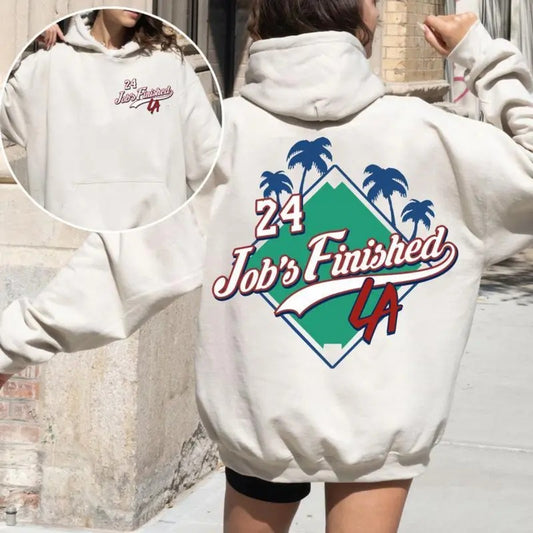 Dodgers Jobs Finished World Series Championship T Shirt, World Series Champion, Dodgers Shirt, Dodgers Vintage Heavy Cotton, Shirt For Men And Women, Fit Cotton Gift For Him, Gift For Her T-shirt Sweatshirt