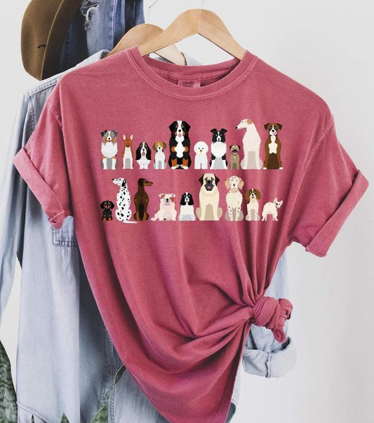 Dog Breeds Farm Animal Lover T-Shirtstyle{n002}2