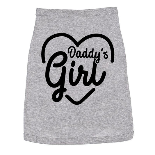 Dog Shirt Daddys Girl Cute Clothes For Family Pet Dad Joke Shirt For Dogs Funny Dog Puppy Shirt Light Grey Hoodie, Sweatshirt