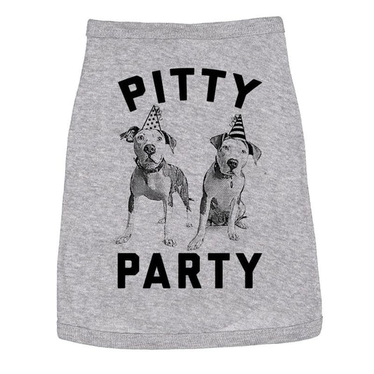 Dog Shirt Pitty Party Dog T Shirt For Pet Pitbull Funny Dog Puppy Shirt Light Grey Hoodie, Sweatshirt | WearSparks.com