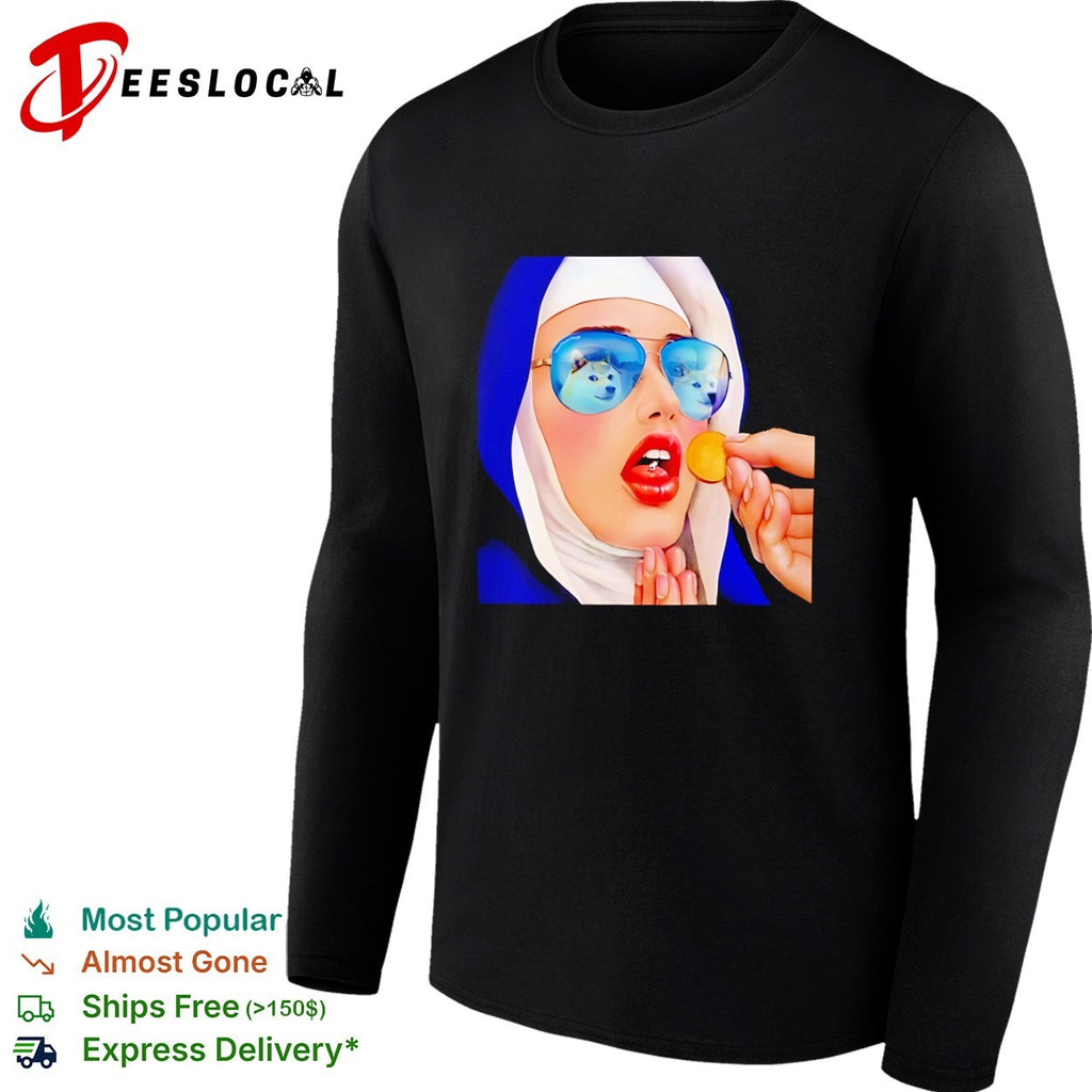 Doge Nun Communion Meme shirt