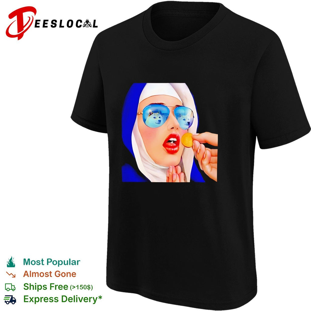 Doge Nun Communion Meme shirt