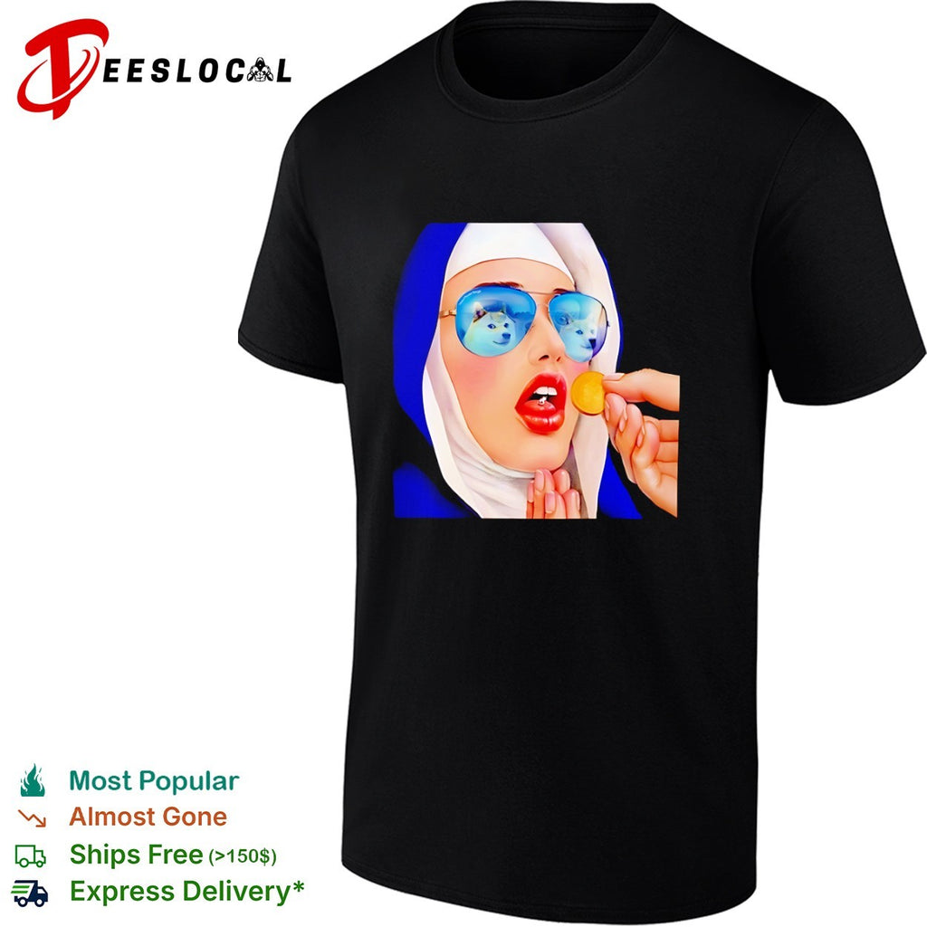 Doge Nun Communion Meme shirt