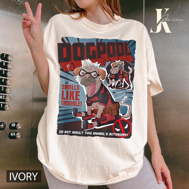 Dogpool Shirt, Wolverine Deadpool 2024 Movie Shirt, Deadpool 3 Shirt, Funny Deadpool Wolverine Shirt, Ryan Reynolds, Hugh Jackman, Unisex Cotton Tee