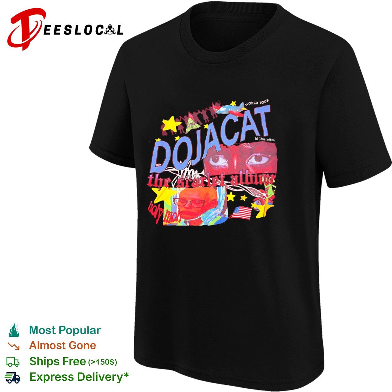 Doja Cat the scarlet album world tour is that bitch holy moly shirt