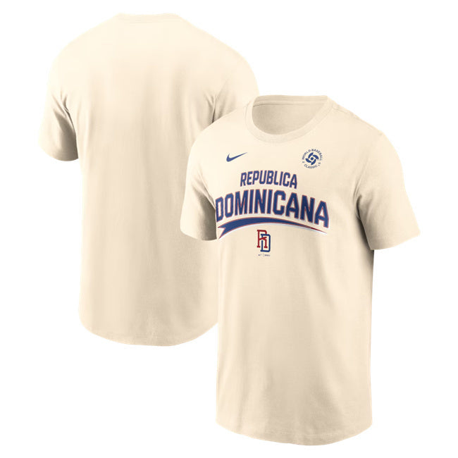 Dominican Republic Baseball Cream 2026 World Baseball Classic Local T-Shirt