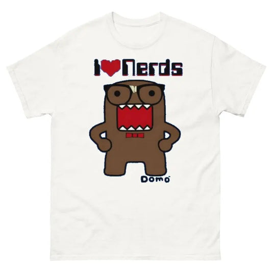 Domo "I love nerds" t shirt grunge emo scene y2k Amity affliction T-Shirt