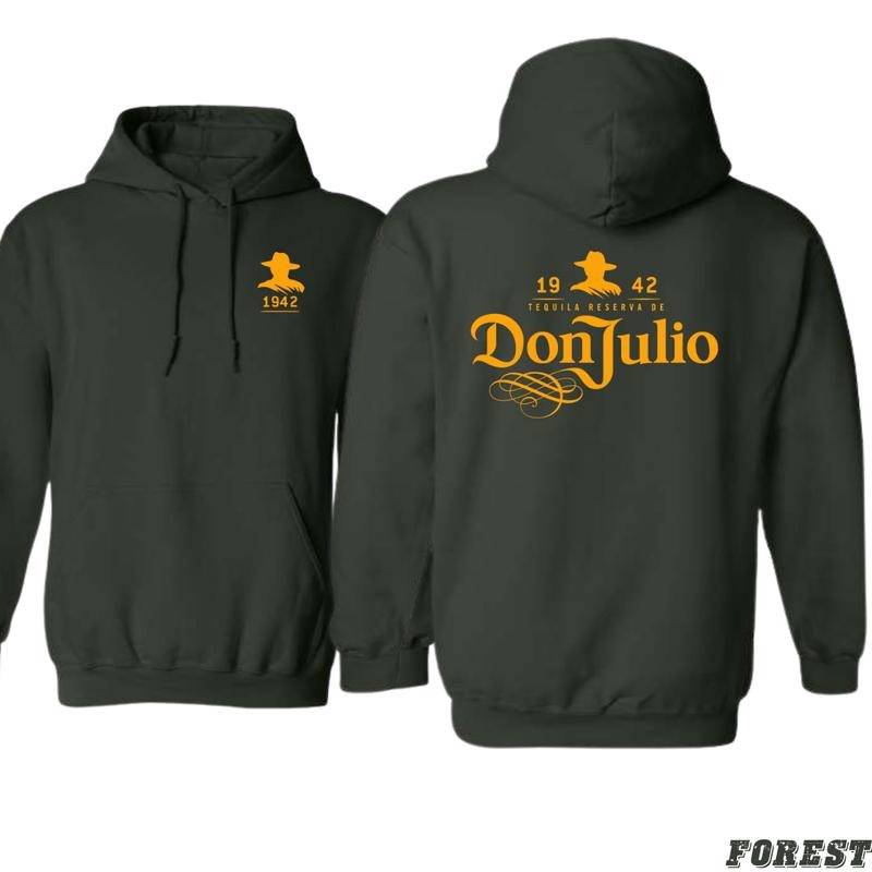 Don Julio 1942 Tequila Design - Premium Casual Wear Hoodie - Elegant and Classic Style Menswear Sweaters T-Shirts, Sweatshirt