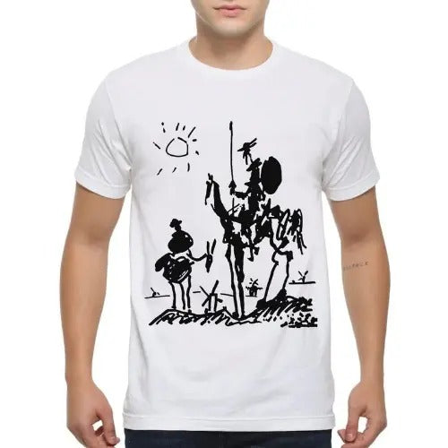 Don Quixote by Pablo Picasso T-Shirt, Men Made in USA