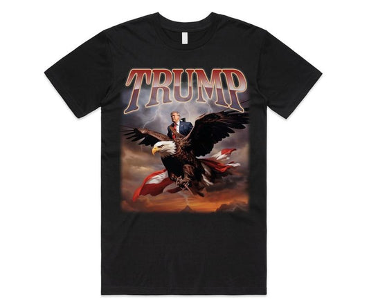 Donald Trump Eagle T-shirt Tee Top Usa President Icon 2024 Election Vote Republican