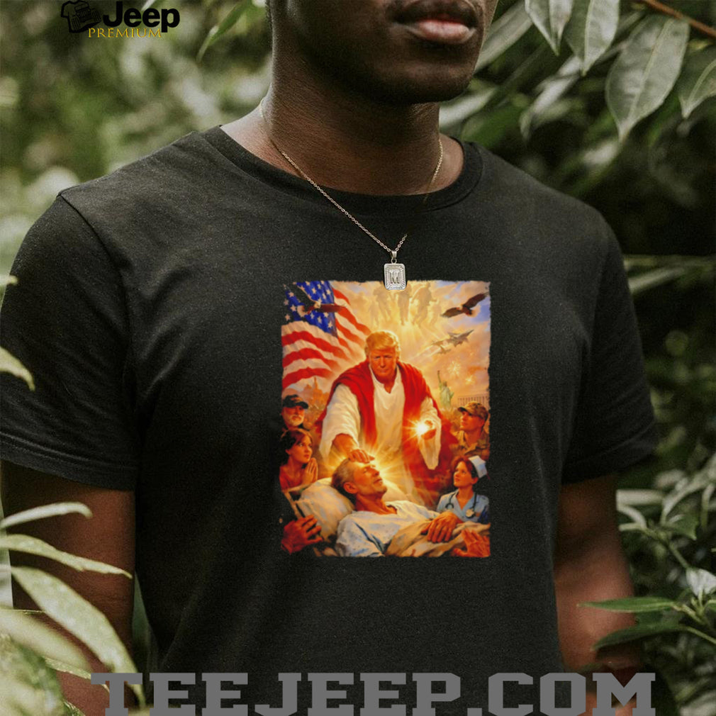 Donald Trump Healing Patriot Religious Art T Shirt