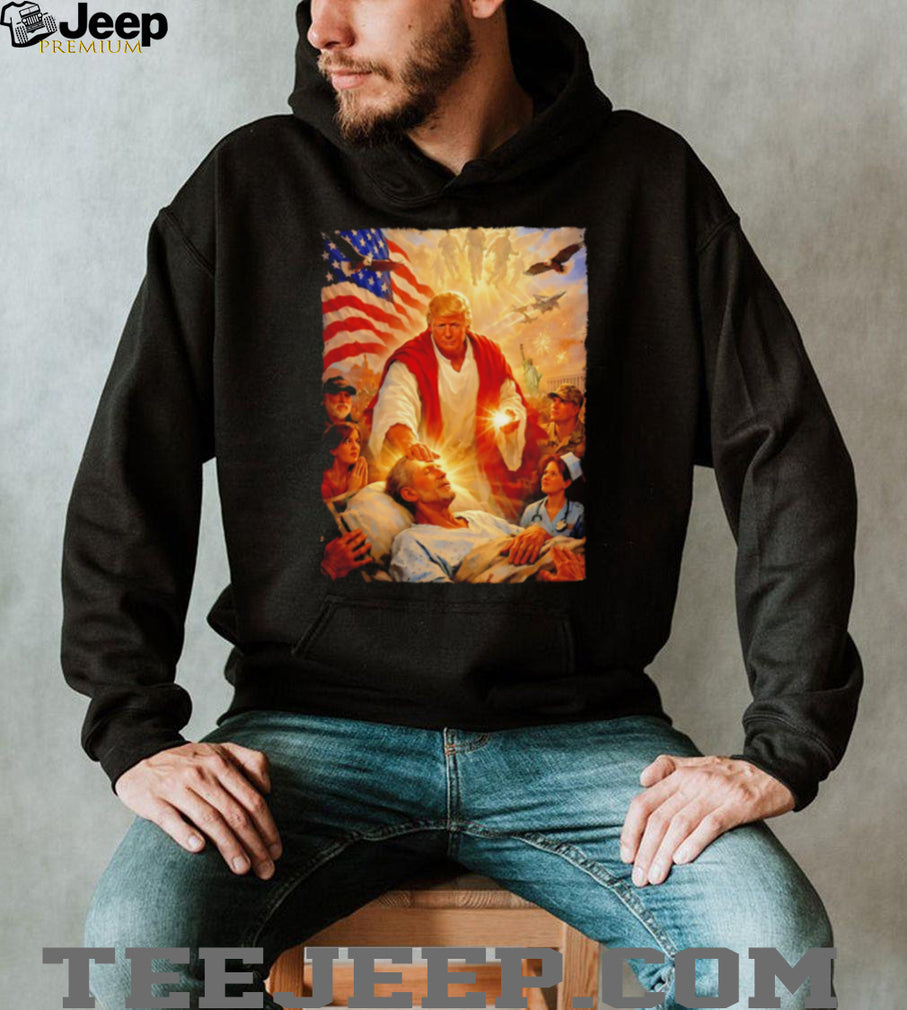 Donald Trump Healing Patriot Religious Art T Shirt