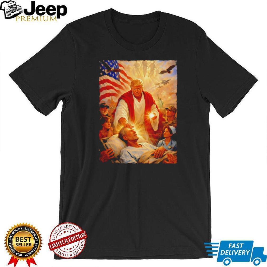 Donald Trump Healing Patriot Religious Art T Shirt