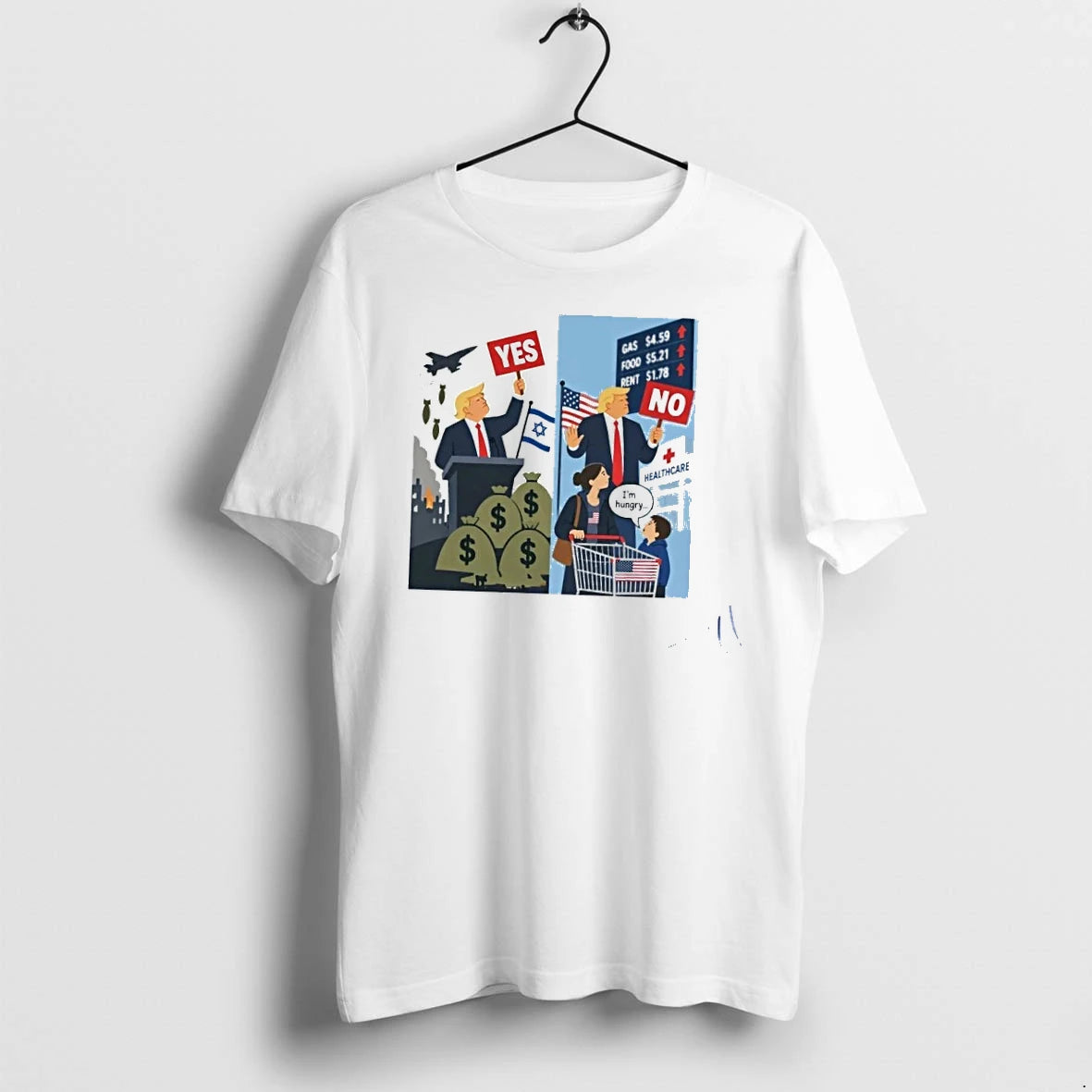 Donald Trump Political Satire Comparison Tshirts Sweater