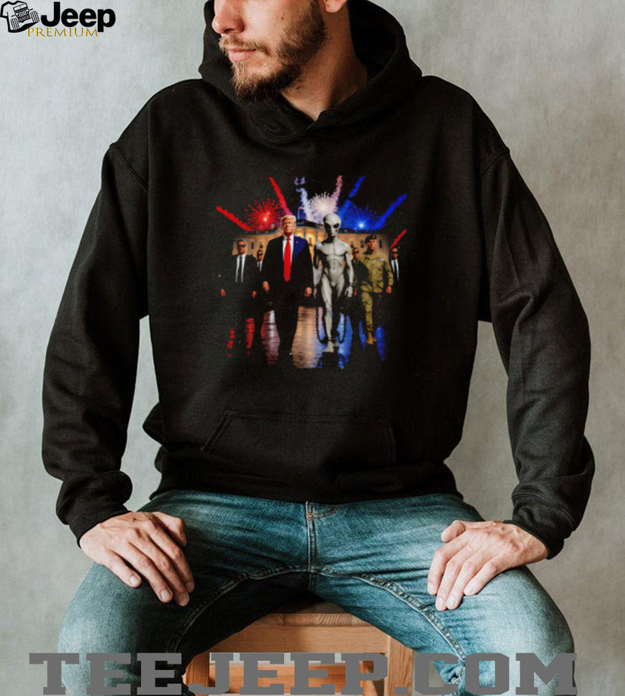 Donald Trump White House Alien Parade Secret Service T Shirt