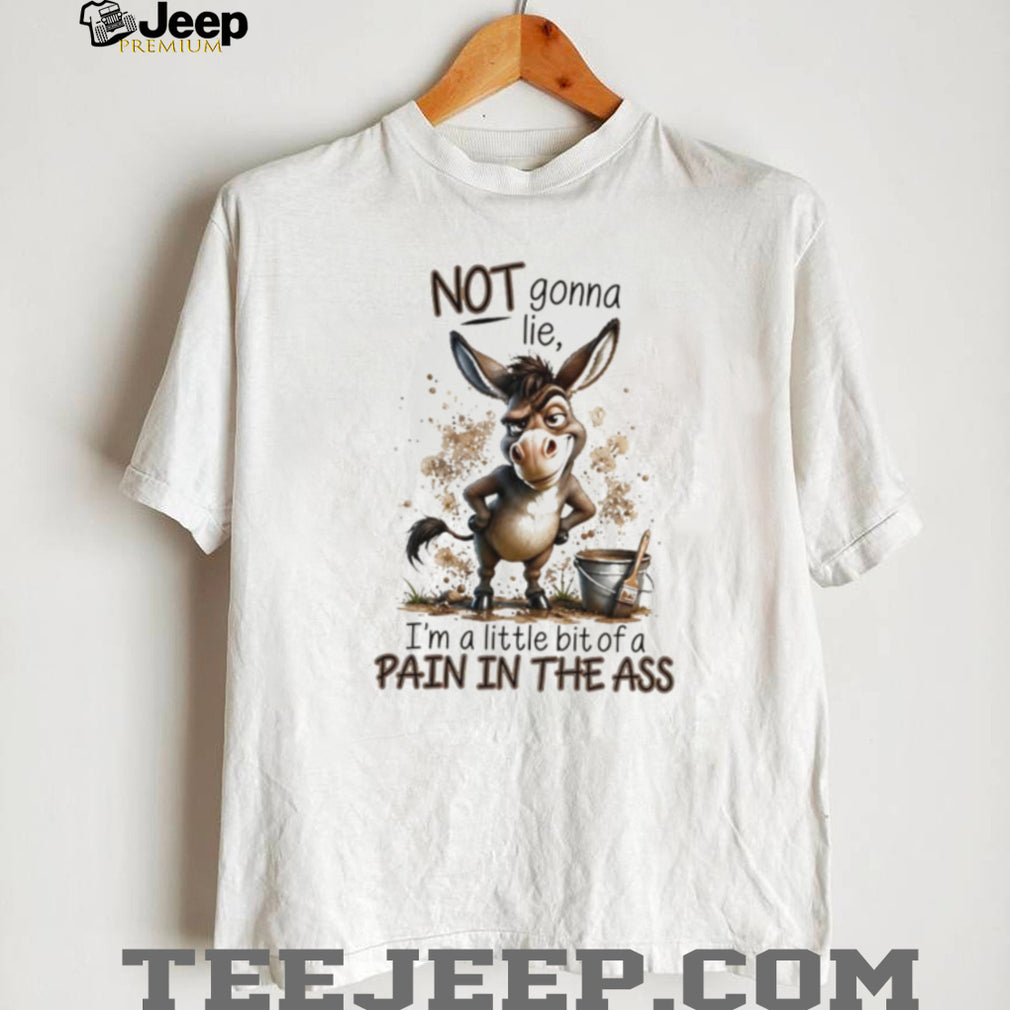 Donkey not gonna lie I’m a little bit of a pain in the ass shirt