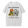 Dont Look Now Bro Your Whimsy Is Showing Pumpkin Head And Werewolf Tshirts Sweater