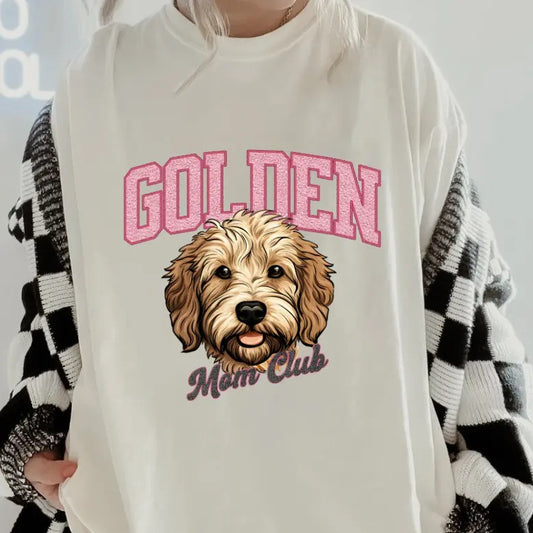 Doodle Mom Club Shirt ~ Unisex Dog Mama Apparel Relaxed Fit Printed In The USA Clothing Womenswear Casual Comfort Cotton Top Athletic Boho Chic