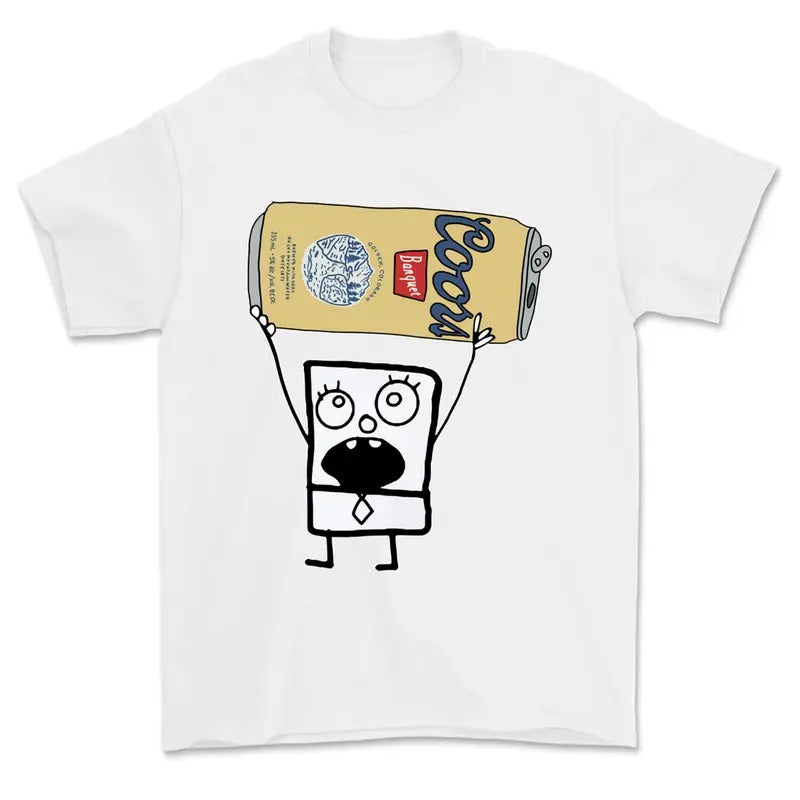 Doodlebob Coors Barquet Essential T-Shirt, Funny Drinking T-Shirt, Coors Barquet Tee For Men And Women Crewneck Classic