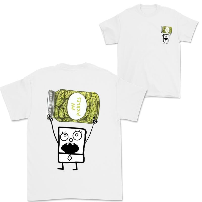 Doodlebob Pickles Essential 2 Sided T-Shirt, Funny T-Shirt, Full Color T-Shirt, For Men, For Women Comfort Fashion