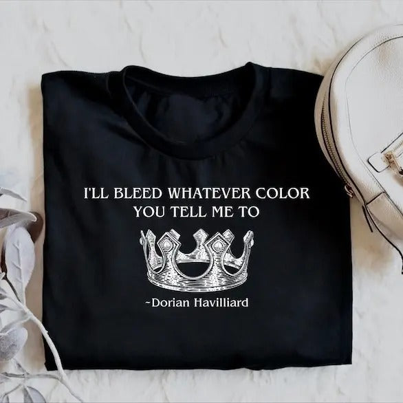 Dorian Havilliard Shirt, Throne Of Glass Shirt, SJM Merch, Manon Blackbeak Shirt, ACOTAR, Book Lover Gift, Aelin And...