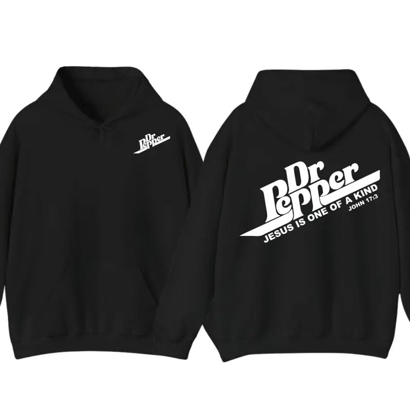 Dr Pepper Jesus Adult Unisex Garment-Dyed T-shirt Hoodie, Gift For Men For Women, Trendy Shirt