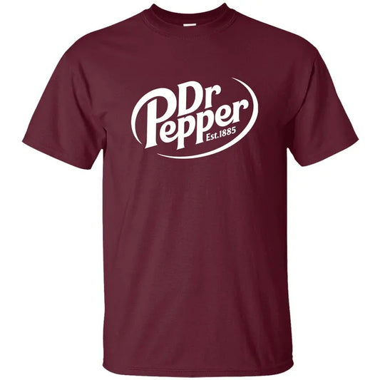 Dr Pepper Logo Shirt Sweatshirt Hoodie Outfits, Dr Pepper Lover, Dr Pepper Gift, Graphic Printed Unisex Classic Cotton T-shirts Comfort Womenswear Top Menswear Top in all Sizes