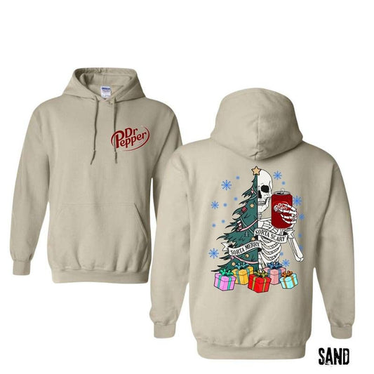 Dr Pepper Skeleton Christmas Hoodie, Vintage Retro Crewneck, Cotton Shirt Long Sleeve Wetsuit Pullover Tops Hoodie Menswear