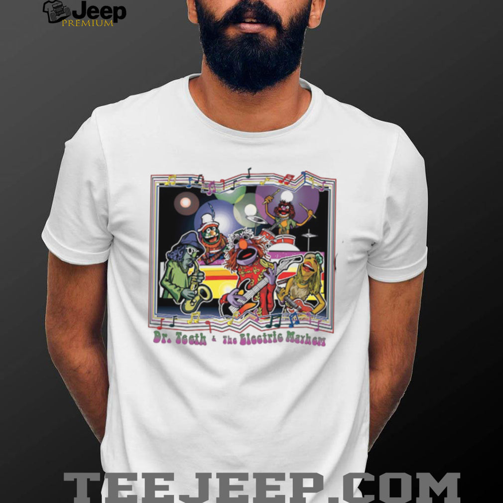 Dr Teeth and the Electric Mayhem Muppets Retro Band Concert T Shirt