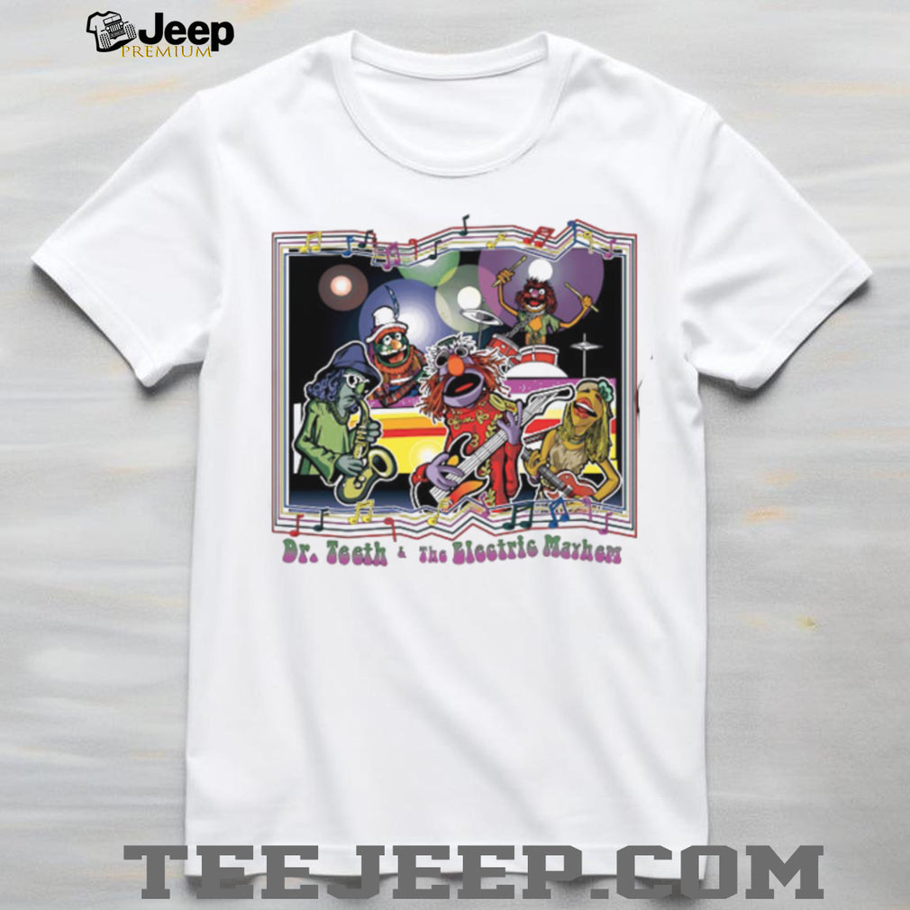 Dr Teeth and the Electric Mayhem Muppets Retro Band Concert T Shirt