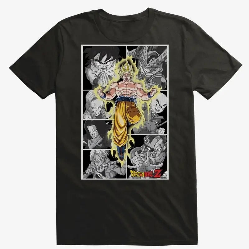 Dragon Ball Super Saiyan Goku T-Shirt Sweatshirt, Hoodie, Comfort Colors