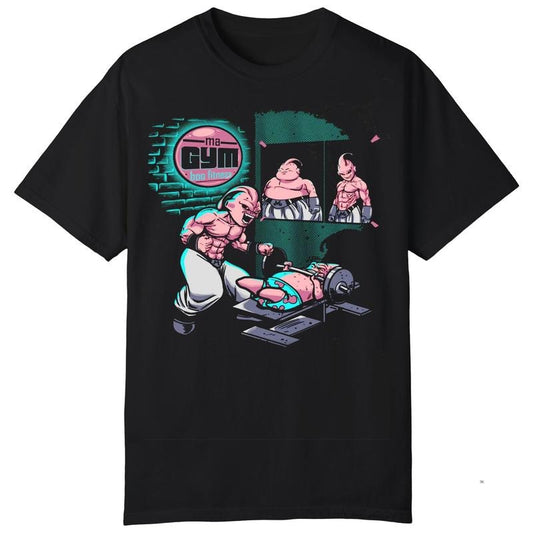 Dragon Ball Vintage Anime Shirt, Funny Majin Buu Gym Graphic T-Shirt, Funny Anime Dragon Ball Shirt, Anime Merch, Gift For Fans, Gift Anime Lover, Funny Dragon Ball Shirt Gift Menswear Top